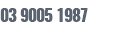 03 9005 1987 